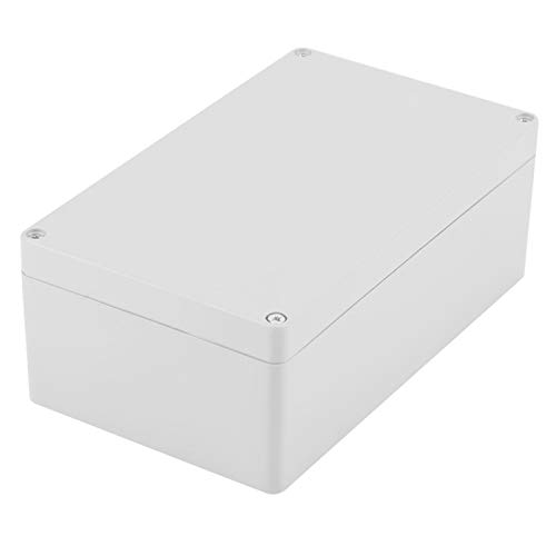 Caja de Conexiones Impermeable a Prueba de Polvo IP65 Caja de Conexiones de plástico ABS Cajas eléctricas universales Recinto del Proyecto Gris(200 * 120 * 75mm)