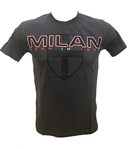 Camiseta de Manga Corta para Hombre A.C. Milan Camiseta de fútbol de Milán PS 30251LOG (S)
