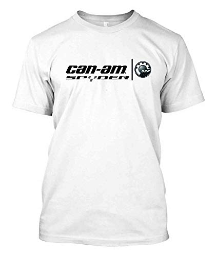 Can Am Bpr Spyder Brp T-Shirt Graphic Top Printed tee Shirt For Mens White XL