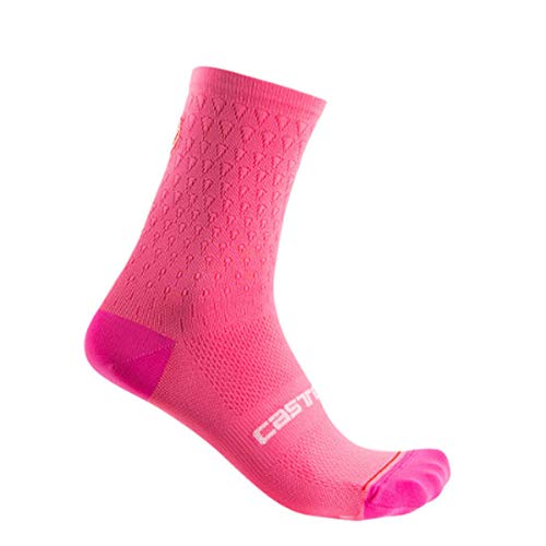 castelli Pro - Calcetines para Mujer, Mujer, 4520115, Giro Pink, L/X