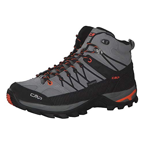 CMP - Botas de caña media para hombre, ideales para montaña y senderismo, color gris, color Gris, talla 45 EU