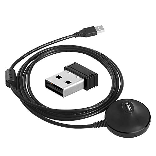 CooSpo Ant + - Adaptador USB ANT Dongle con cable USB 2.0 extendido de 6,56 m, compatible con Zwift Strava y More Apps para Garmin Forerunner 310XT y 405