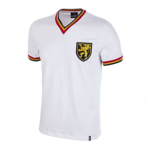 COPA Football - Camiseta Retro Bélgica 2º equipación años 1970 (S)