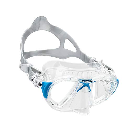 Cressi Nano Crystal Máscara, Unisex, Transparente/Azul