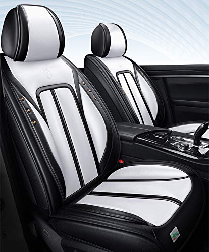 Cubierta universal del asiento del automóvil Conjunto completo PU impermeable PU CUERO DE CUCHO Cojín de protección contra cojines para Audi A3 / A4 / A5 / A6 / A8 / Q3 / Q5 / RS4,A