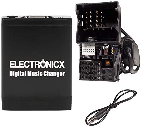 Electronicx Elec-YTM06-BM2 Adaptador de Radio para Coche USB, SD, AUX MP3-player para BMW, Land Rover, Mini Cambiador CD