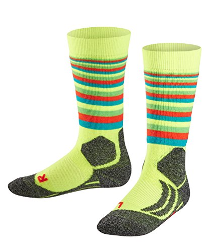 Falke calcetín de esquí Infantil SK 2 Trend Kids, otoño/Invierno, Infantil, Color Amarillo - Lightning, tamaño 23-26