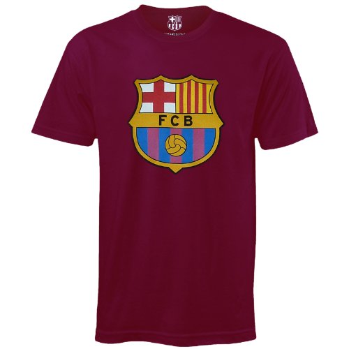 FC Barcelona - Camiseta oficial para niños - Con el escudo del club - Azul - 12-13 años