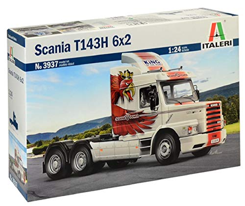 Italeri 3937 Modelo de plástico para Montar camión Scania T143H 6 x 2 Modelo Kit Escala 1:24