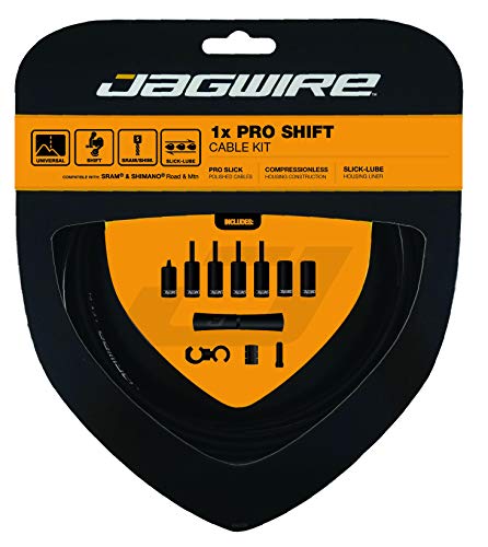Jagwire Pro - Cables y Fundas para Adulto, Unisex, Color Negro, Talla única