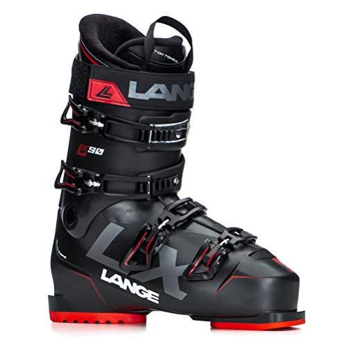 Lange LX 90 Botas de Esquí, Adultos Unisex, Negro/Rojo, 285