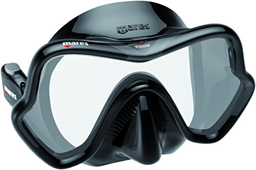 Mares One Vision, Gafas de buceo unisex, Negro (BK7BK), talla BX