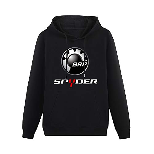 Men's Pullover Details About Hot 2008 Brp Can Am Spyder ATV Team Logo Single-Side Print Sweater Black M