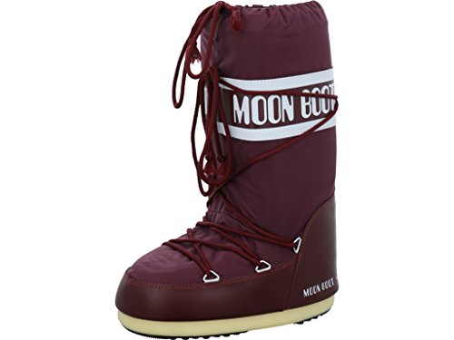 Moon-boot Nylon, Zapatillas de Deporte Exterior Unisex Adulto, Morado (Bourgogne 074), 39/41 EU