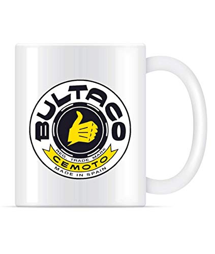 N\A Taza de café clásica Bultaco Vintage para Mujeres y Hombres Tazas de té