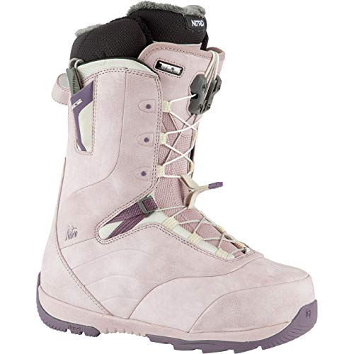 Nitro Snowboards Crown TLS Botas de Snowboard, Mujeres, Rose-Purple, 255