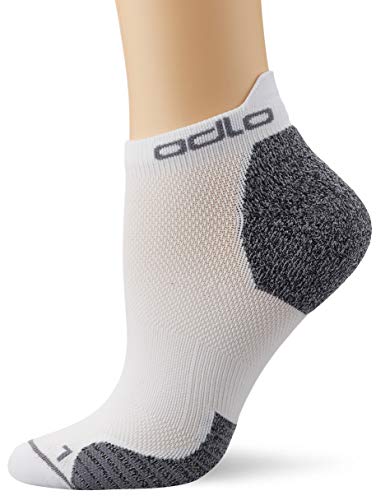 Odlo Socks Ceramicool Low Calcetines Cortos, Unisex Adulto, White, 45-47