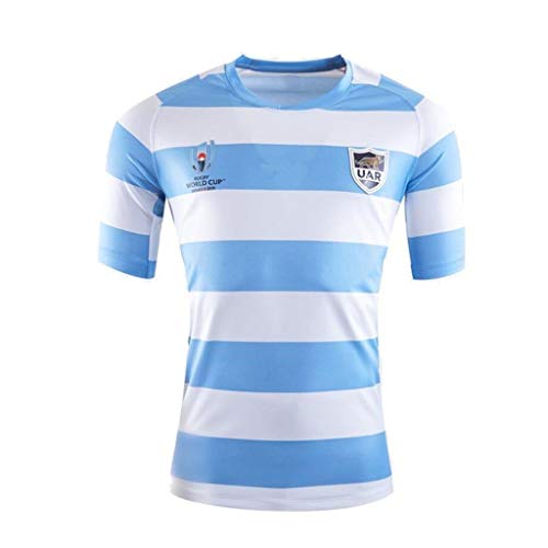 Pavilion 2019 Copa Mundial Rugby Argentina En Casa Y Lejos Fútbol Americano Ropa Jersey Camisetas S-3XL (Size : L)