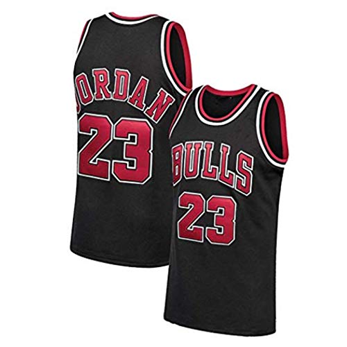 PQMW Camiseta de Michael Jordan, camiseta de baloncesto de Chicago Bulls para hombre, 23 voladores de malla al aire libre, entrenamiento
