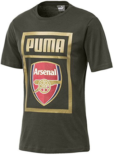 PUMA Arsenal FC Fan Cotton tee Camiseta, Noche Bosque, M para Hombre