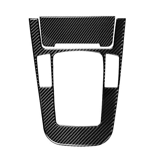 Qiilu Etiqueta engomada de la Cubierta del Panel de la Caja de Cambios de la Fibra de Carbono para la decoración Interior de Audi A4 A5 2009-2016