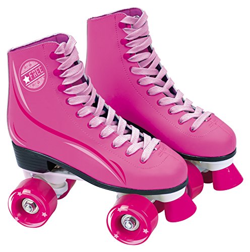 Saica - Patines de bota con cordones, 33, color rosa (6964)