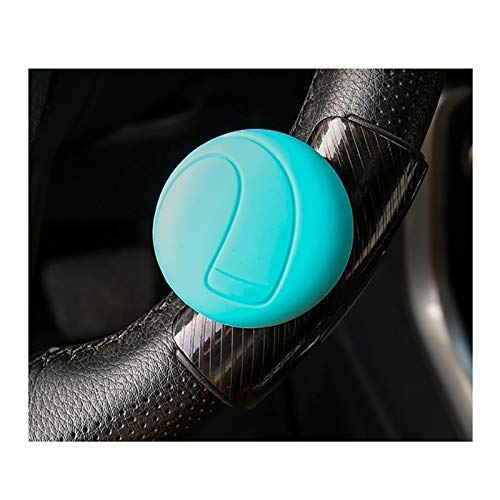 Saladplates-LXM Spinner de Volante para vehículos, Mango de Potencia fácil de Manejar, Perilla de Volante Compatible con Accesorios de Volante Buick Park Avenue (Color : Blue)