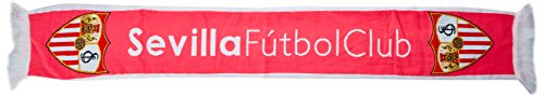 Sevilla CF Bufsev Bufanda Doble HD, Blanco/Rojo, Talla Única