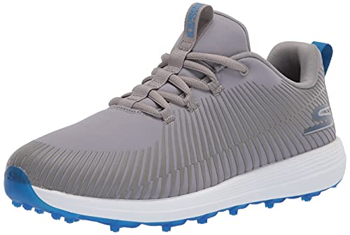 Skechers GO GOLF Max - Tenis de golf para hombre, gris (Perno gris/azul), 45 EU
