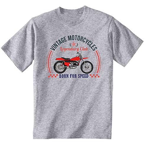 Teesandengines Bultaco pursang mk2 250cc Scrambler Vintage Motorcycles Camiseta Gris para Hombre de Algodon Size Xxlarge
