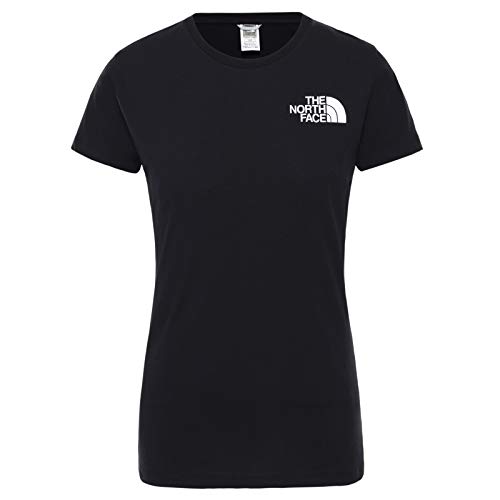 The North Face Camiseta de Manga Corta Half Dome para Mujer, Negro, S
