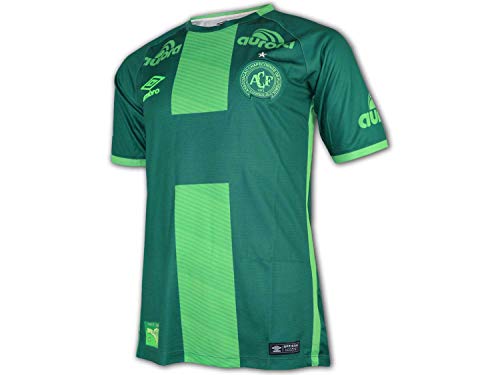 UMBRO Chapecoense 3rd Jersey 2017/18 Verde Fútbol Liga Brasil Camiseta, talla: L