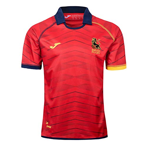 2019 España Selección Nacional de Rugby, Jerseys del Ocio del Verano Respirable de la Camiseta de Deportes Fútbol Camisa Camisa de Polo, cumpleaño M