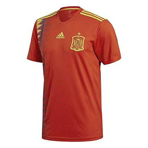 adidas Camiseta de la Selección Española de Fútbol para el Mundial 2018, Oficial, Hombre, 1ª Equipación, Talla M