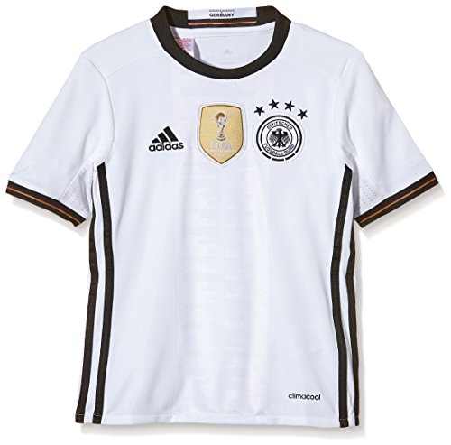 adidas DFB H Jsy Y - Camiseta para niño, Euro 2014, color blanco / negro, talla 152