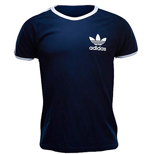 Adidas - Originals - Camiseta para hombre Sport Essentials, Hombre, Blu - blu scuro, L
