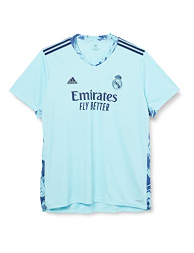 Adidas Real Madrid Temporada 2020/21 Camiseta Primera Equipación Portero Oficial, Unisex, Azul, L