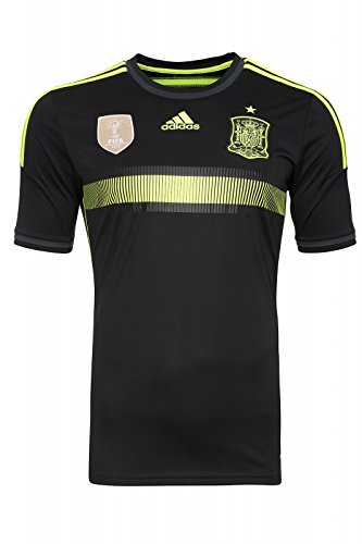 adidas Selección Española de Fútbol - Camiseta para Hombre, 2ª equipación, 2014, Color Negro, Talla XL