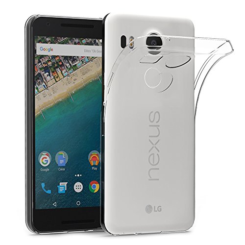 AICEK Funda LG Nexus 5X, LG Nexus 5X Funda Transparente Gel Silicona Google Nexus 5X Premium Carcasa para LG Nexus 5X