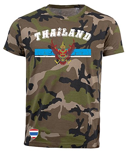 aprom NC D03 - Camiseta de Camuflaje para Tailandia Negro XL