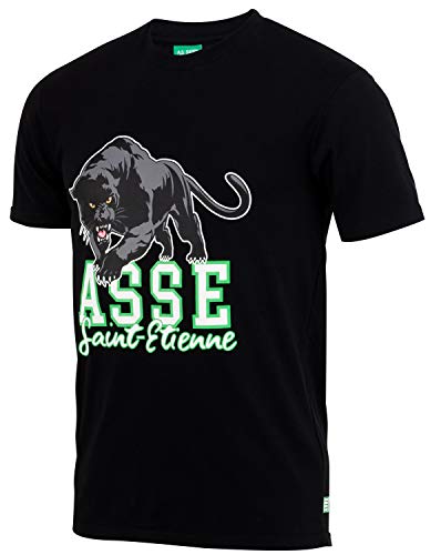 AS Saint Etienne ASSE – Camiseta oficial para niño, Niños, Negro , 4 años
