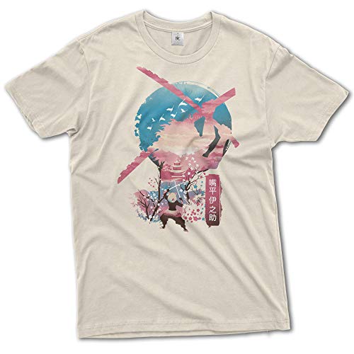 b&c Demon Slayer Kimetsu No Yaiba Inosuke Hashira - Camiseta 100% algodón natural XL