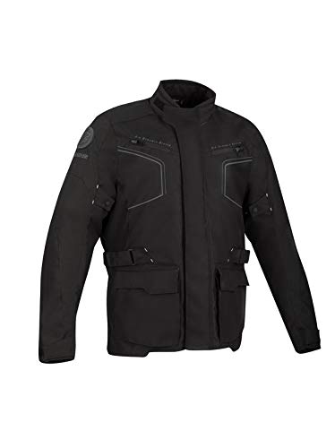 Bering Winnipeg - Chaqueta de moto (talla XL), color negro