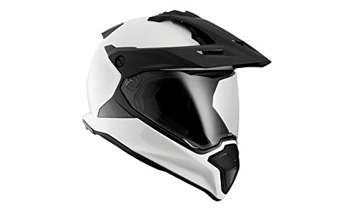 BMW Casco de motocicleta Enduro GS Carbon, color blanco claro, tamaño casco BMW 54/55