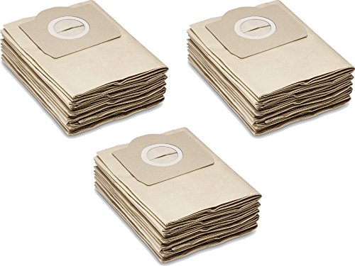 Bolsas de filtro de papel como 6.959 – 130.0 aptas para Kärcher WD2, WD3, MV2, MV3, A2054, A2201, etc. de la casa M&M Smartek Germany (15, papel)
