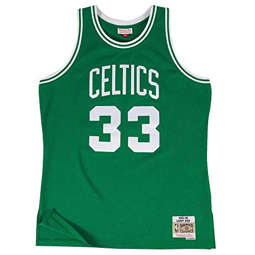 Camiseta Swingman vintage Mitchell & Ness Larry Bird Boston Celtics Talla XL