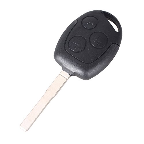 Carcasa llave para Ford Fiesta Focus Mondeo Transit Ka Cmax Connect Galaxy | 3 botones | Mando a distancia