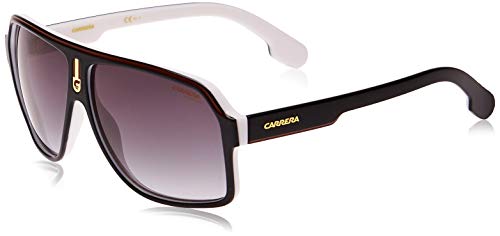 Carrera 1001/S 9O 80S Gafas de sol, Negro (BLACK WHITE/DARK GREY SF), 62 Unisex-Adulto
