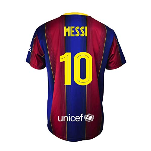 Champion's City Kit - 10 Messi - Camiseta y Pantalón Infantil Primera Equipación - FC Barcelona - Réplica Autorizada - Temporada 2020/2021