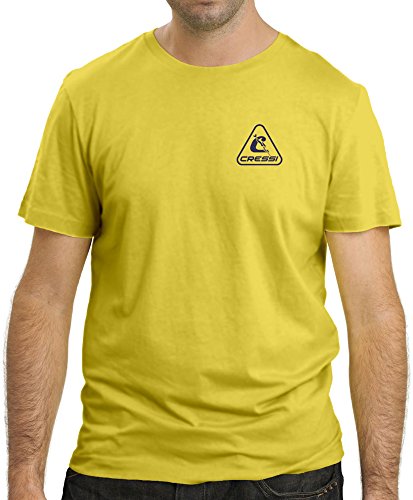 Cressi Camiseta Hombre, Amarillo, S